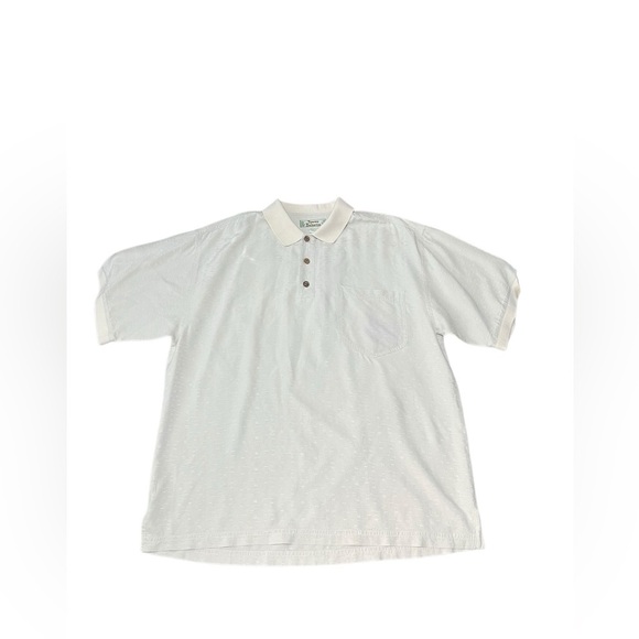 TOMMY BAHAMA 100% Silk Collard Shirt in Yellow size XLarge - Picture 4 of 11